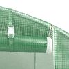 vidaXL Greenhouse with Steel Frame Green 100 m&sup2; 20x5x2.3 m