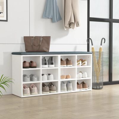 vidaXL Shoe Cabinets 2 pcs White 52.5x30x50 cm