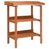 vidaXL Plant Stand | Natural Wood | Firwood | Standard | Durable | Plant Stand