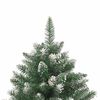 vidaXL Artificial Christmas Tree with 300 LEDs with Stand Green 240 cm