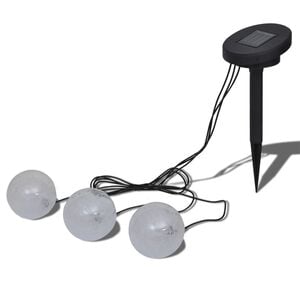 vidaXL Garden Light | Set of 3 | Warm White | Plastic | Small