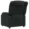 vidaXL Massage Recliner Chair Black Faux Leather