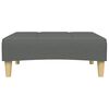 vidaXL Footstool Dark Grey 77x55x31 cm Fabric