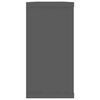 vidaXL Wall Cube Shelf 2 pcs Grey 100x15x30 cm Engineered Wood