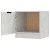 vidaXL Bedside Cabinet Concrete Grey 40x39x40 cm