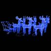 vidaXL Reindeers & Sleigh Christmas Decoration 320 LEDs Acrylic