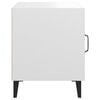 vidaXL Bedside Cabinet White Engineered Wood