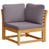 vidaXL 7 Piece Garden Lounge Set with Cushions Solid Wood Acacia