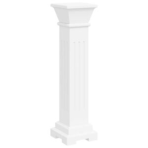 vidaXL Classic Square Pillar Plant Stand MDF