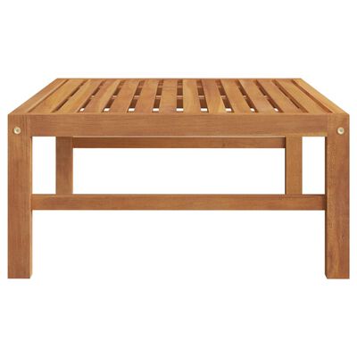 vidaXL Garden Table 63x63x30 cm Solid Teak Wood