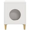 vidaXL Cat House White 42.5 x 40 x 52.5 cm Engineered Wood