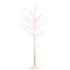 vidaXL LED White Birch Tree Warm White 96 LEDs 180 cm