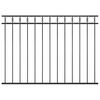 vidaXL Fence Panel "Assen" Steel 163x120 cm Black