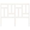 vidaXL Bed Headboard White 155.5x4x100 cm Solid Wood Pine