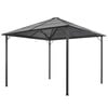 vidaXL Gazebo | Anthracite | Aluminium and Steel | Large