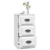 vidaXL Sideboard White 36x35.5x67.5 cm Engineered Wood