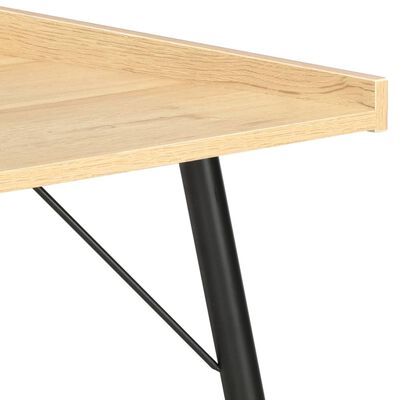 vidaXL Desk Oak 90x50x79 cm