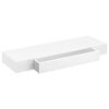 vidaXL Floating Wall Shelves with Drawers 2 pcs White 80 cm