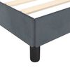 vidaXL Bed Frame without Mattress Dark Grey Queen Velvet