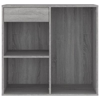 vidaXL Cosmetic Cabinet Grey Sonoma 80x40x75 cm Engineered Wood