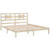 vidaXL Bed Frame without Mattress 180x200 cm Super King Solid Wood