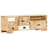 vidaXL TV Cabinet | Natural Mango Wood | Solid Mango Wood | Medium | TV Cabinet