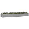 vidaXL Planter Light Grey 480 x 80 x 45 cm Steel