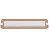 vidaXL Toddler Safety Bed Rail Taupe 180x42 cm Polyester