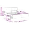 vidaXL Bed Frame with Drawer Sonoma Oak 180 x 200 cm Engineered Wood