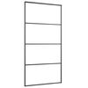 vidaXL Sliding Door with Hardware Set 102.5x205 cm ESG Glass&Aluminium
