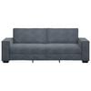vidaXL 3-Seater Sofa Dark Grey 180 cm Velvet