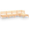 vidaXL 5 Piece Garden Lounge Set Solid Pinewood