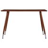 vidaXL Dining Table Brown 120x60x74 cm MDF