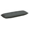 vidaXL Back Pillow Dark Grey 140 x 19 x 50 cm Fabric