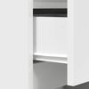 vidaXL Bedside Cabinet with 3 Drawers White 39x35x65 cm