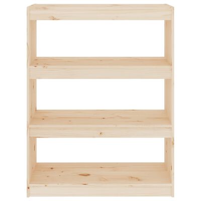 vidaXL Book Cabinet/Room Divider 80x30x103.5 cm Solid Wood Pine
