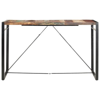 vidaXL Bar Table 180x90x110 cm Solid Reclaimed Wood