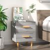 vidaXL Bed Cabinet Grey Sonoma 40x35x47.5 cm