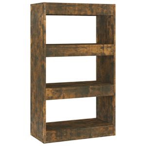 vidaXL Book Cabinet | Smoked oak | Engineered wood | Medium | Book Cabinet