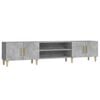 vidaXL TV Cabinet Concrete Grey 180x31,5x40 cm Engineered Wood