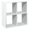 vidaXL Room Divider Bookcase White 69,5x29x69,5 cm Engineered Wood