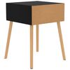 vidaXL Bedside Cabinets 2 pcs High Gloss Black 40x40x56 cm Engineered Wood