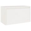 vidaXL Wall Cabinet | White | Solid Pinewood | Medium | Wall Cabinet