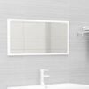 vidaXL Bathroom Furniture Set White Engineered Wood