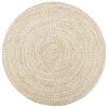 vidaXL Rug | White and Brown | Jute and Cotton | Large | Durable | Area Rug