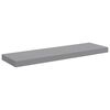 vidaXL Floating Wall Shelves 2 pcs Grey 80x23.5x3.8 cm MDF