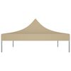 vidaXL Party Tent Roof 4.5x3 m Beige 270 g/m²