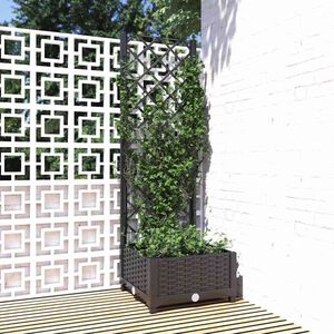 vidaXL Garden Black 40 x 40 x 121.5 cm