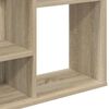 vidaXL Room Divider/Book Cabinet Sonoma Oak 100x24x140 cm Engineered Wood