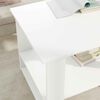 vidaXL Coffee Table White 72 x 50 x 50 cm Engineered Wood